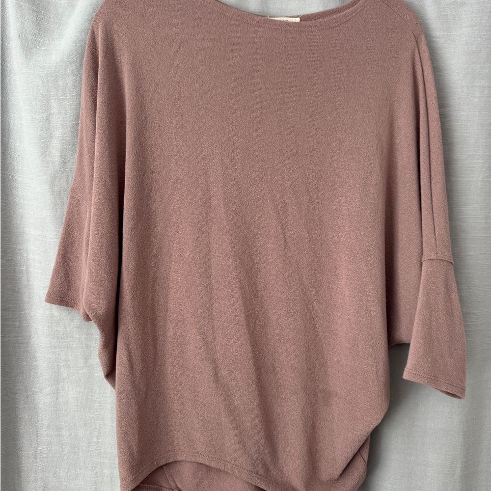Soft Pink Knit Top